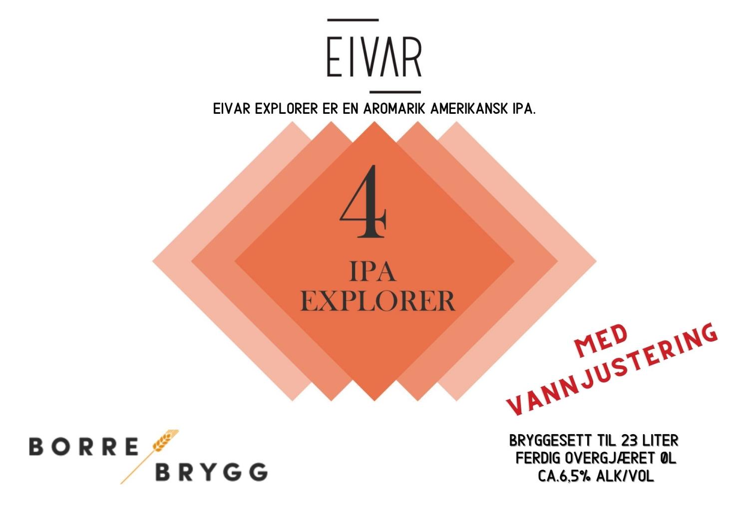 Ølsett 25l EIVAR IPA Explorer