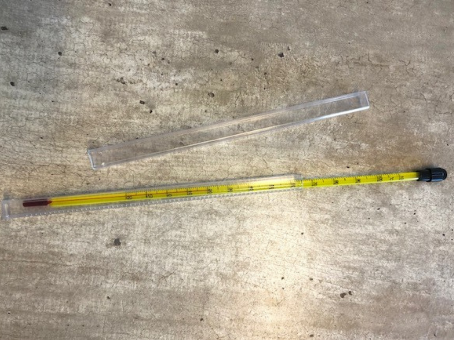 Termometer, 0-100 glass