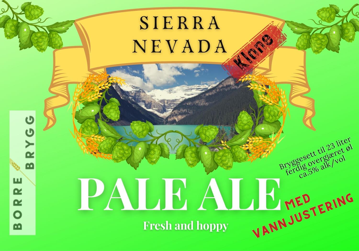 Ølsett 25L Sierra Nevada Pale Ale Klone