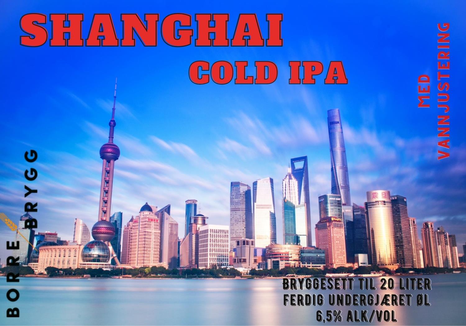 Shanghai cold IPA Ølsett 20L