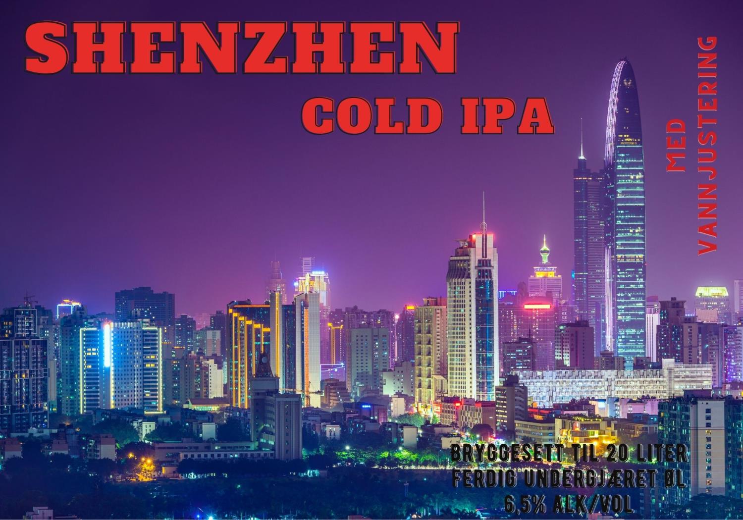 Shenzhen Cold IPA ølsett 20 L