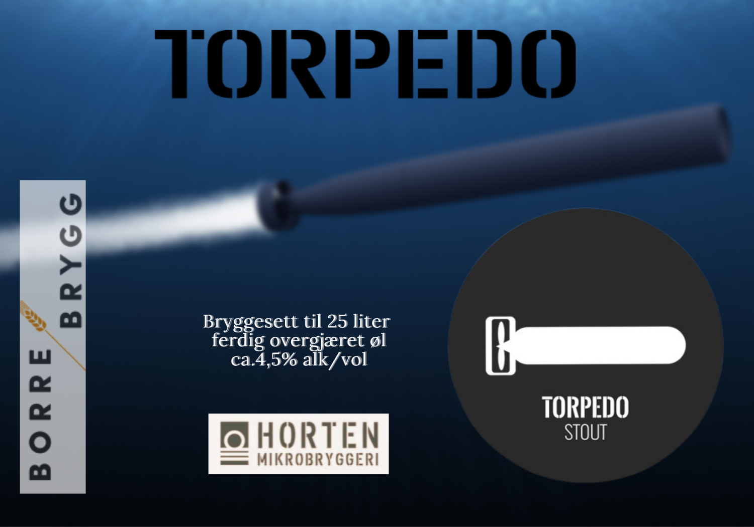 Ølsett 25l HMB Torpedo stout