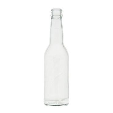Flaske 0,33 klar/transparent