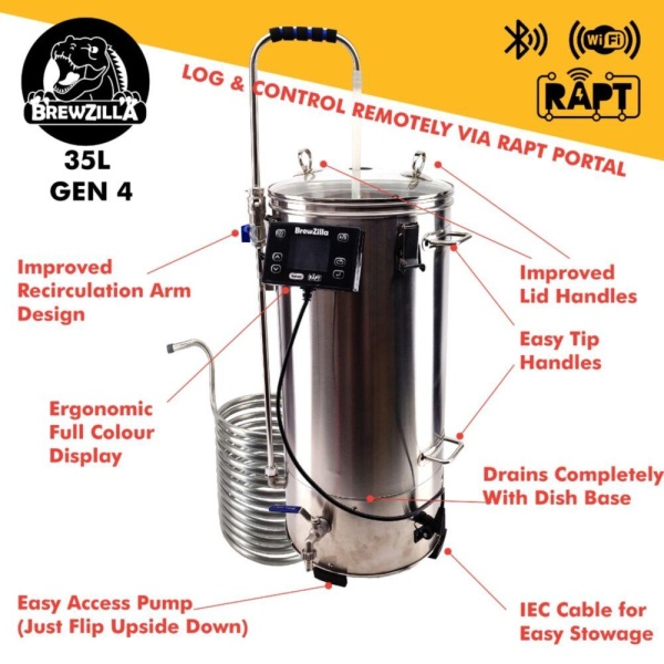 BrewZilla 35 Gen 4.1 RAPT - Bilde 3