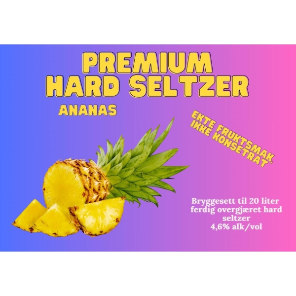 Premium Hard Seltzer Ananas 20L