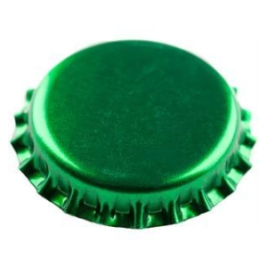 Kronkork grønn 26mm 100 stk