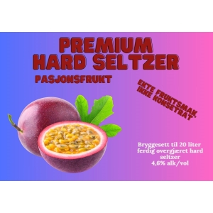 Premium Hard Seltzer Pasjonsfrukt 20L