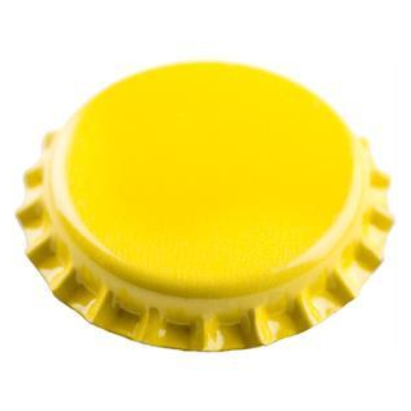 Kronkork gul 26mm 100 stk