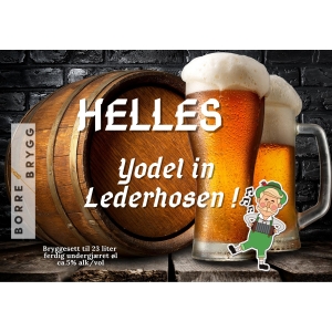 Yodel in Lederhosen Helles allgrain 25L