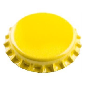 Kronkork gul 26mm 100 stk