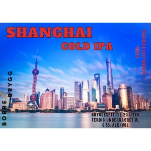 Shanghai cold IPA allgrain 20L