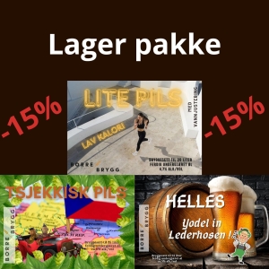 Lager pakke - 3 bryggesett allgrain