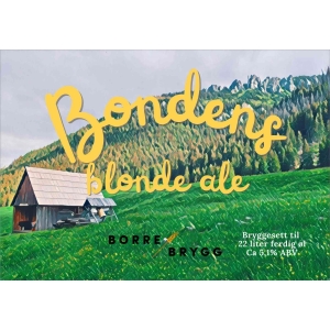 Bondens Blonde Ale allgrain 25L