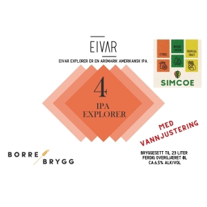 Eivar IPA Explorer Simcoe allgrain 25L
