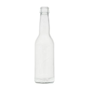 Flaske 0,33 klar/transparent