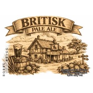 Britisk Pale Ale allgrain 25L