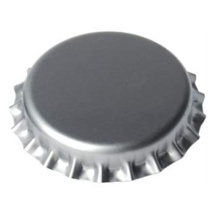 Kronkork sølv 26mm 100 stk