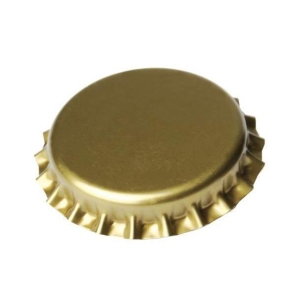 Kronkork 29 mm gull 100 stk