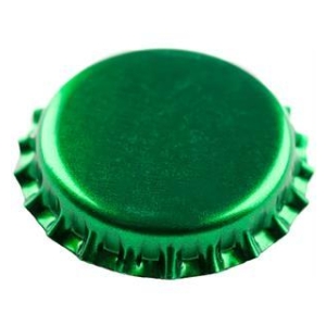 Kronkork grønn 26mm 100 stk